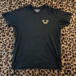 True Religion Dark Gray Short Sleeve Tee